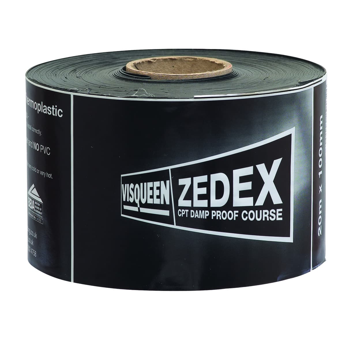 Visqueen Black Copolymer Thermoplastic Damp Proof Course , Size: 150mm x 20m
