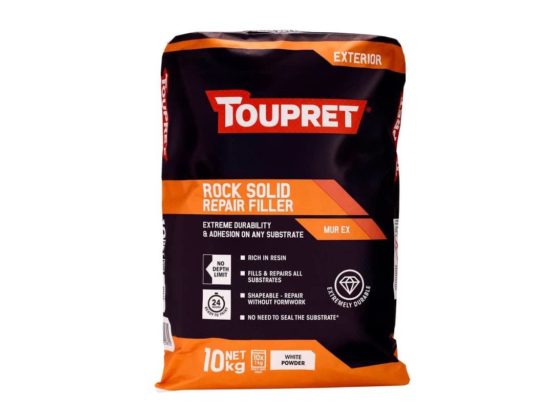 Toupret Rock Solid Repair Filler 10kg TTMUX101GB