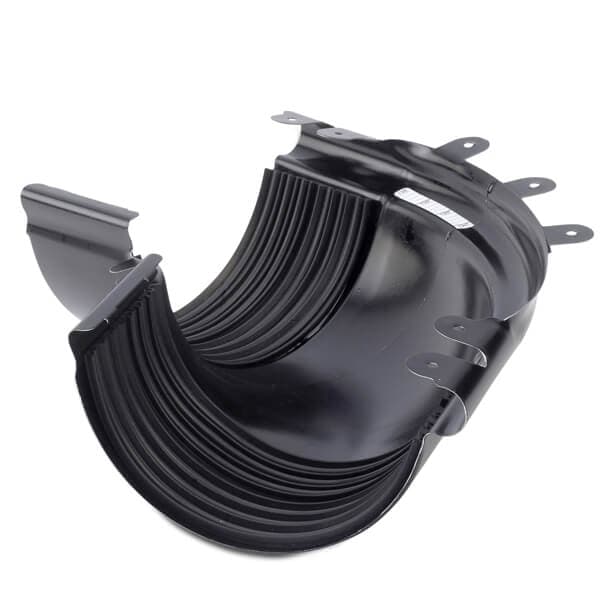 Steel Gutter External Adjustable Angle - 135mm Black