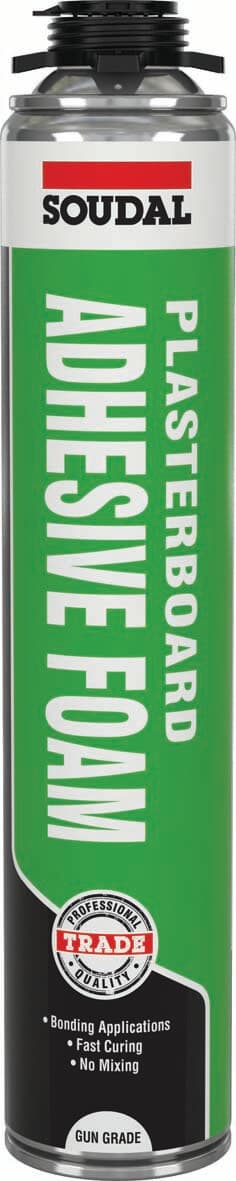 Soudal Plasterboard Adhesive - Gun Grade Orange 750Ml 152328