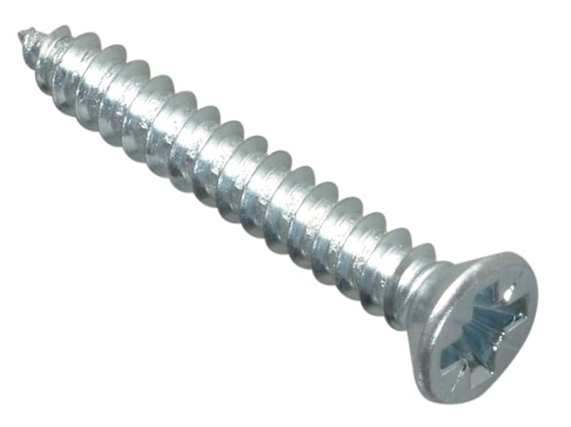 Forgefix FPSTCSK16ZP Self-Tapping Screw Pozi Compatible Pan Head Zp 1In X 6 Forgepack 30