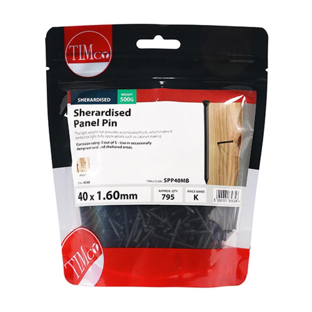 Timco SPP40MB Panel Pins - Sherardised 40 X 1.60