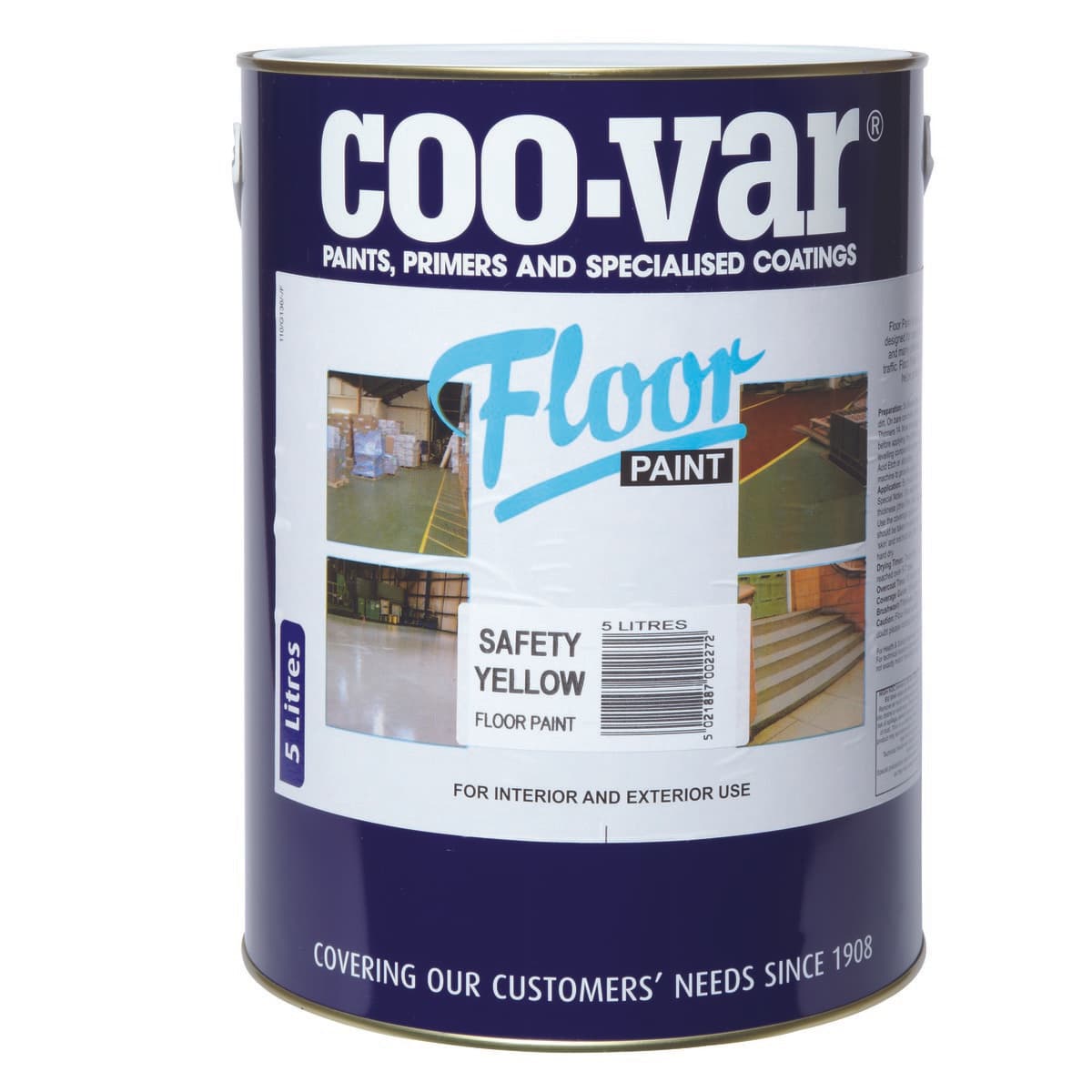 COO-VAR Floor Paint Safety Yellow 5L