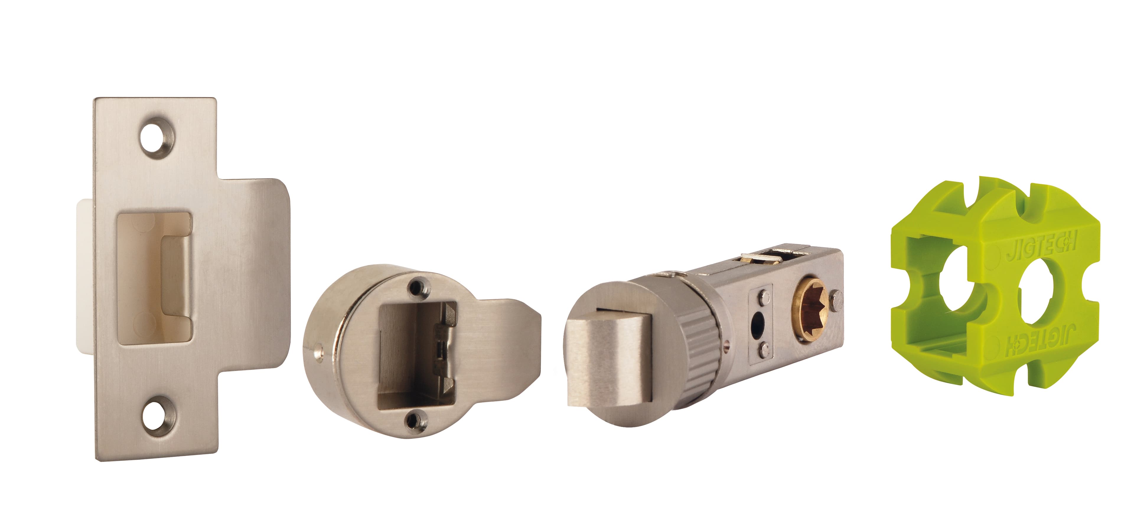 Jigtech JTL4221 Smart Standard Passage Latch 45mm Backset Satin Nickel Plated