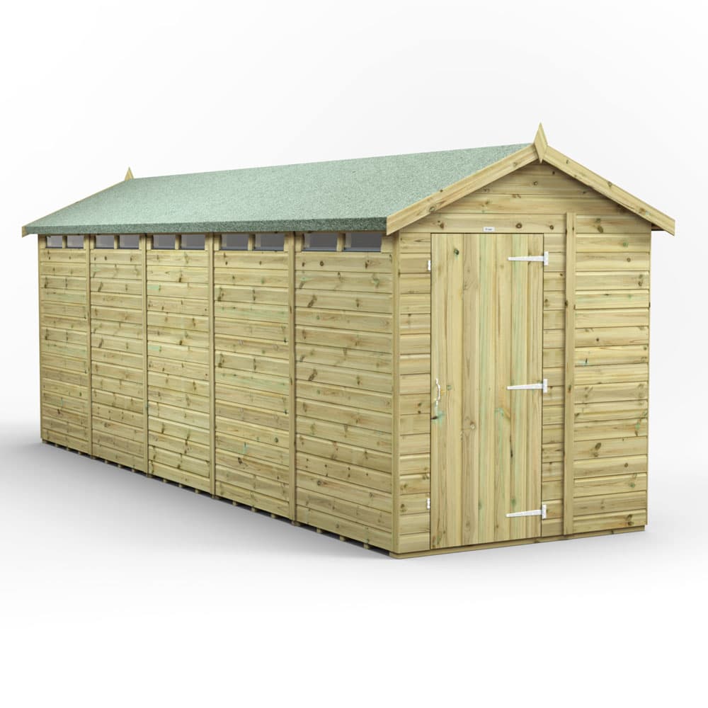 Powersheds 20x6 Premium Powersheds Security Apex
