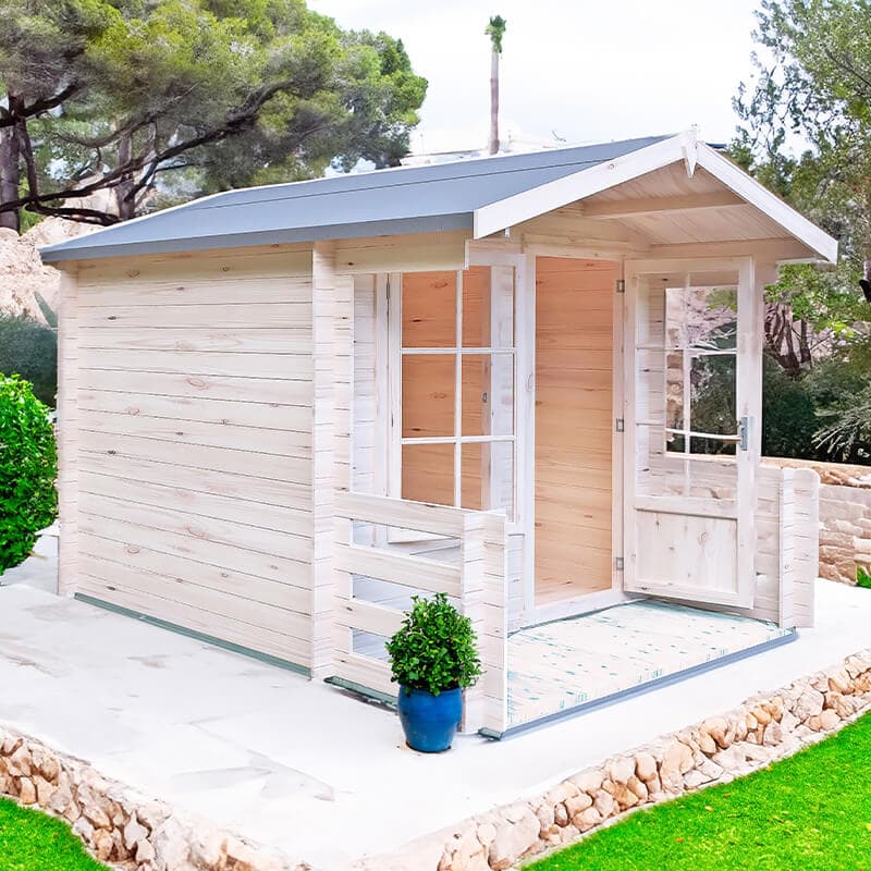 Shire Maulden 2.1m x 2.9m Log Cabin Summer House (19mm)