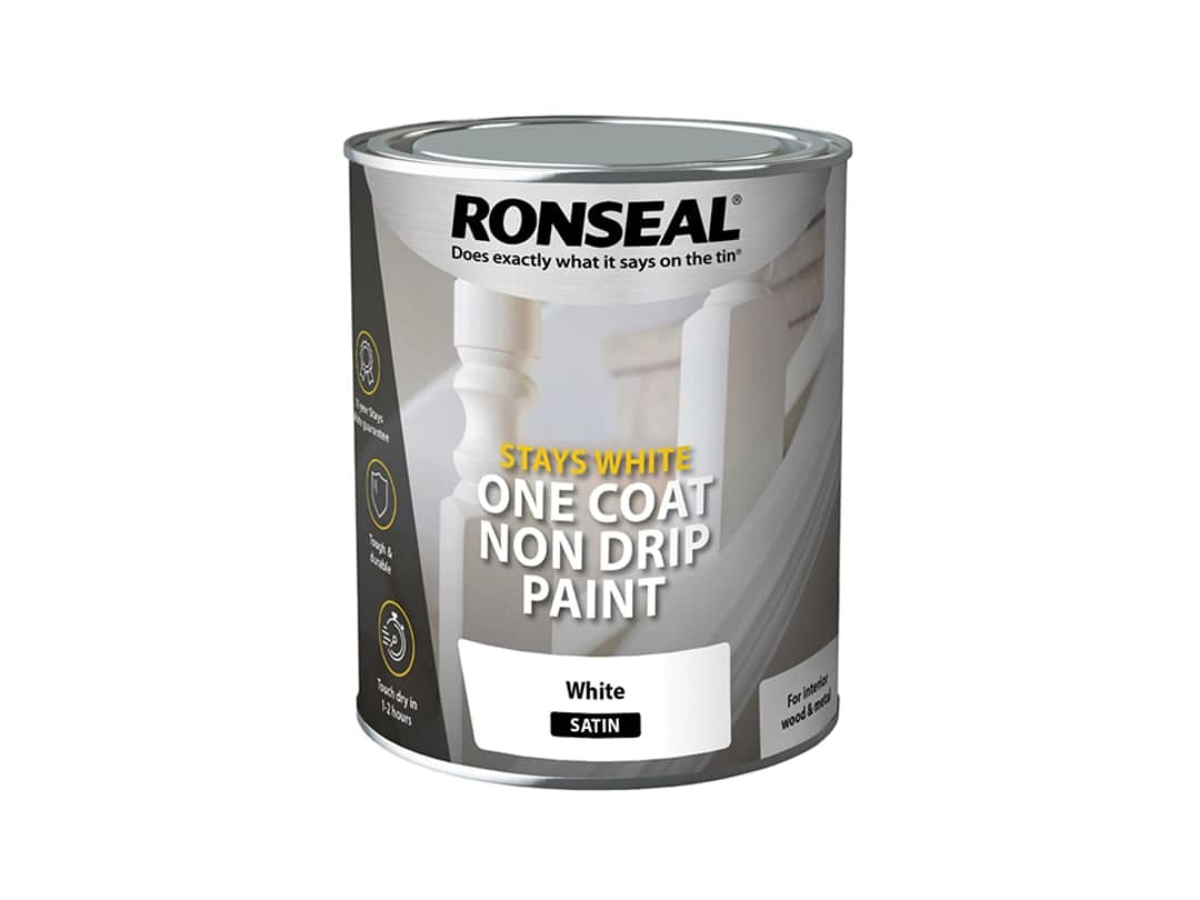 Ronseal Stay White One Coat Satin 750ml 37518
