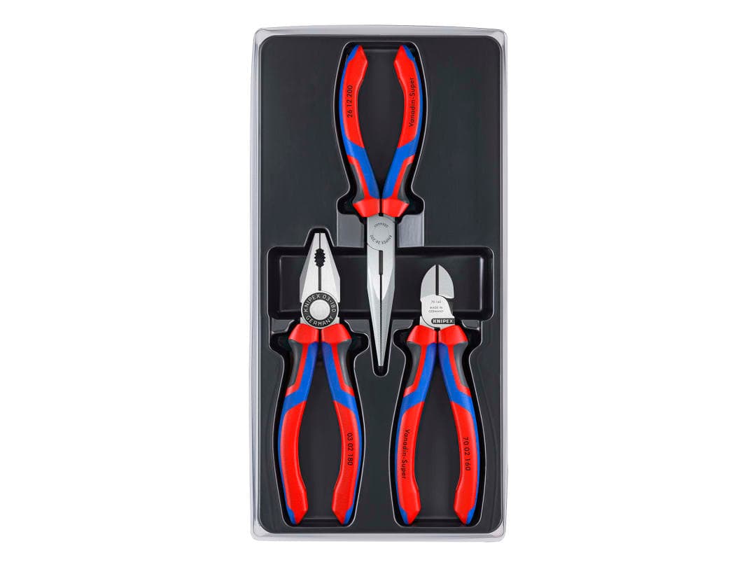 Knipex 00 20 11 Assembly Pack Pliers Set, 3 Piece 00 20 11