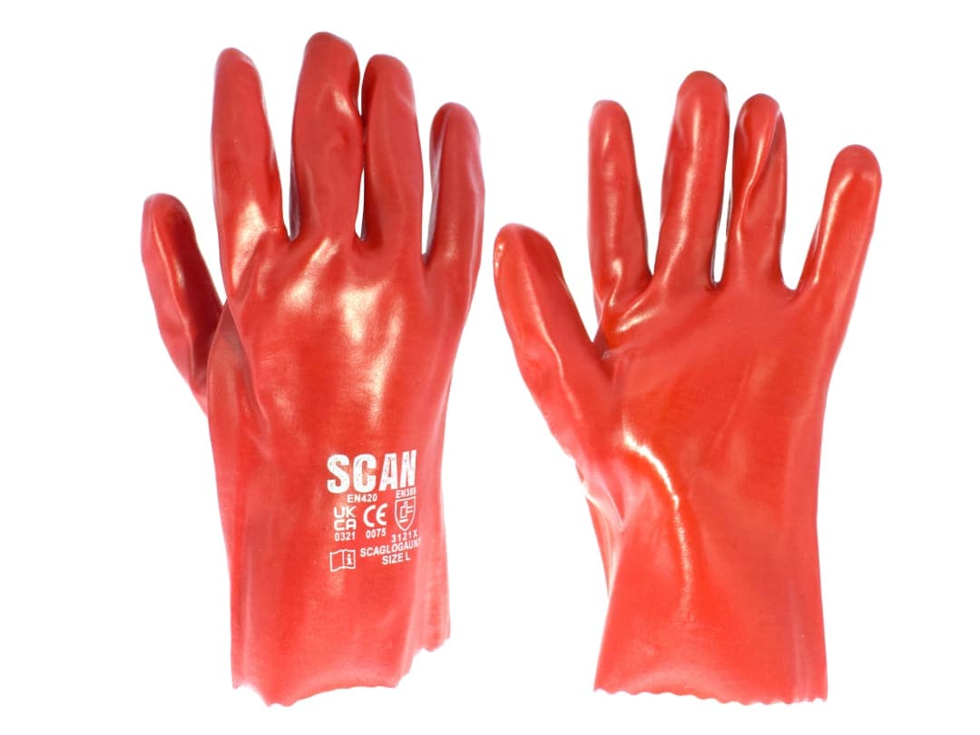 Scan PVC Gauntlets 27cm (11in) - L (Size 9) 5004-27