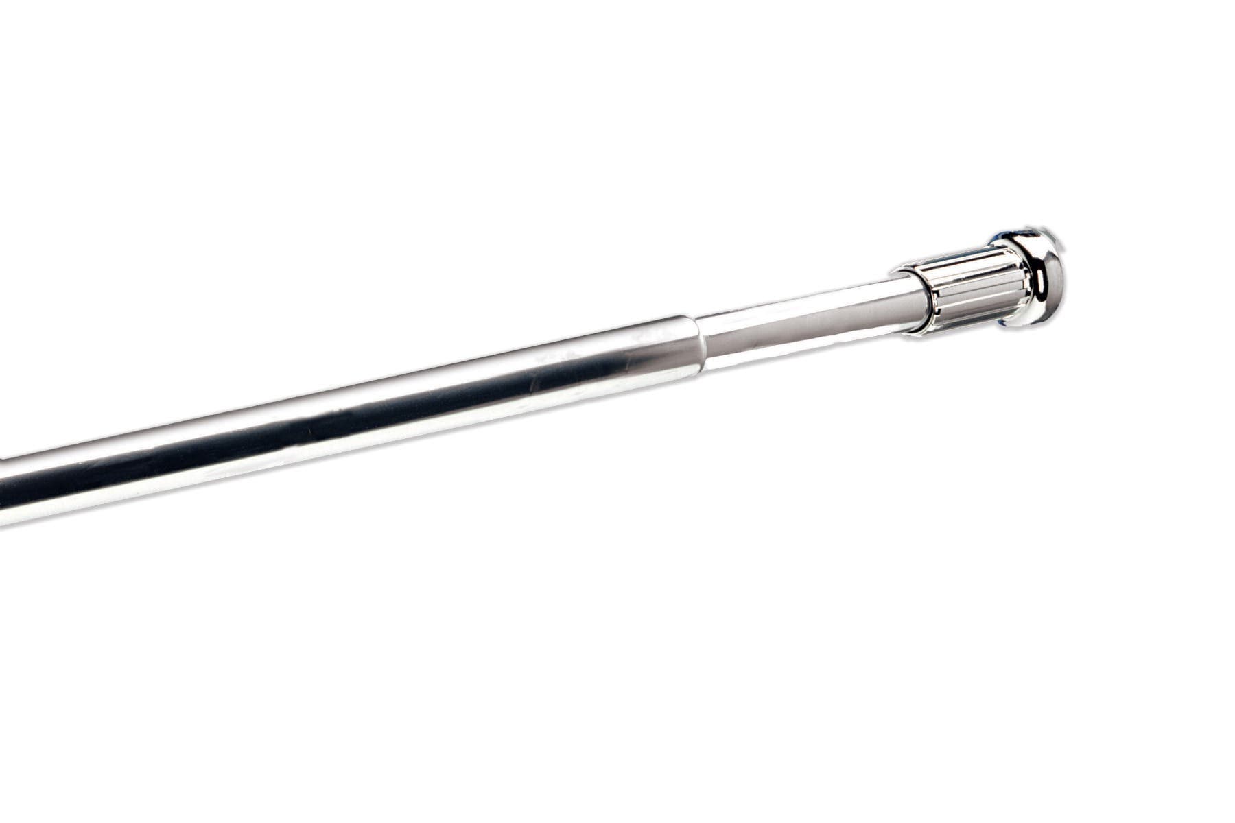 Slimline Shower Rail - Chrome - 120 x 220mm - Extendable