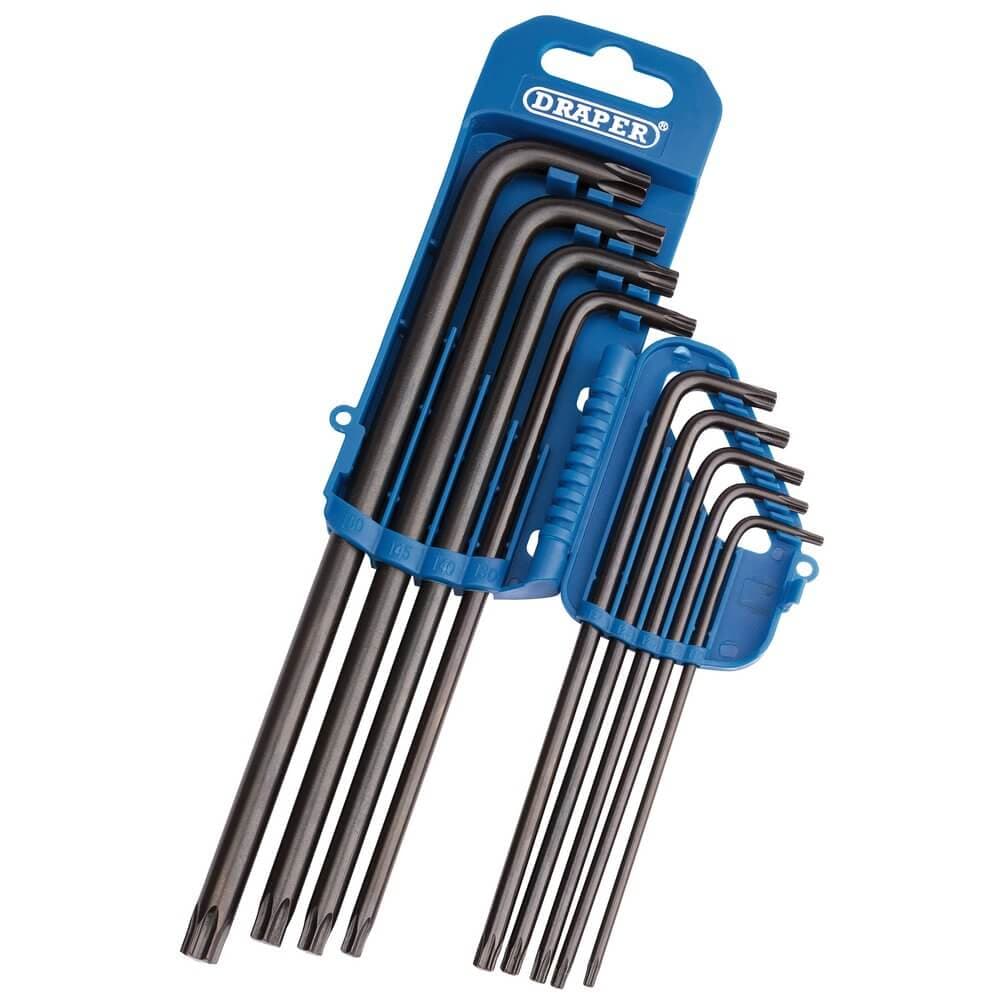 Draper 33748 Tx-Star® Extra Long Key Set (9 Piece) per set