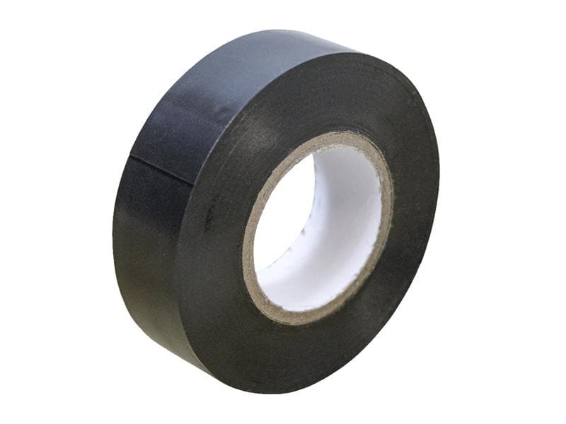 Faithfull 00351920BKTB Pvc Electrical Tape Black 19Mm X 20M