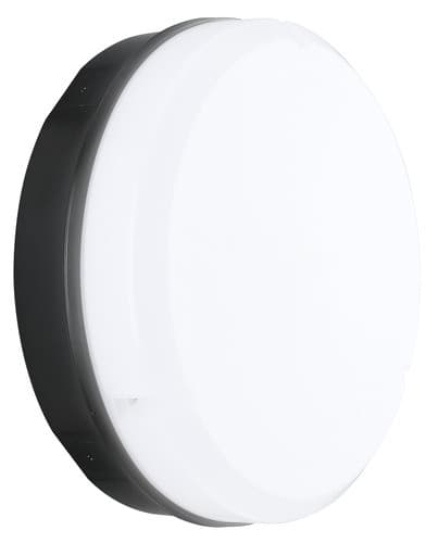 Mosi Bulkhead Round Black Ip65 290Mm 1150Lm 11W Standard Driver LBM290B11S40-02