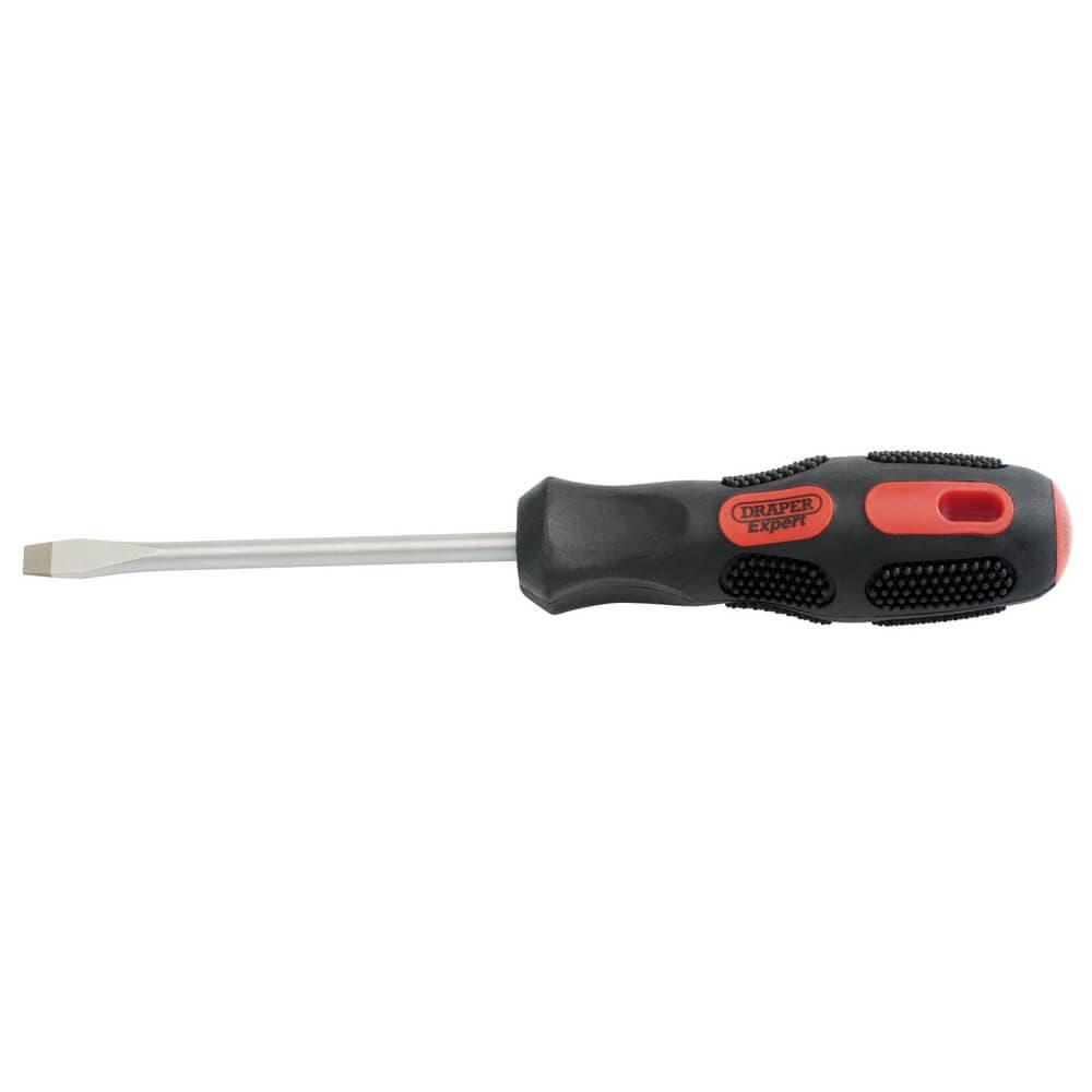 Draper Expert 40013 Plain Slot Flared Tip Screwdriver 6 X 100Mm (Sold Loose) each