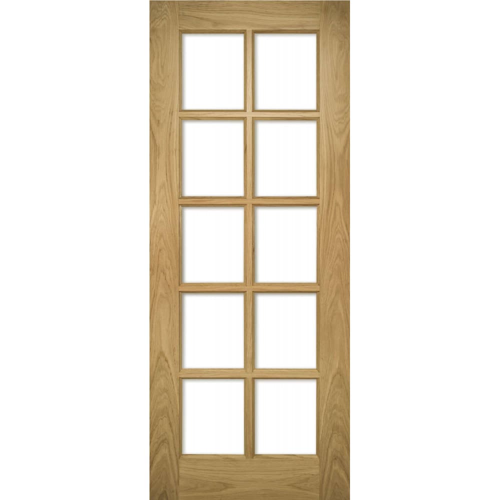 Deanta Bristol Unfinished Oak Bevelled Glaze 1981mm x 610mm x 35mm