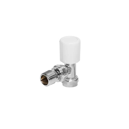Towelrads Angled Lockshield White 125003