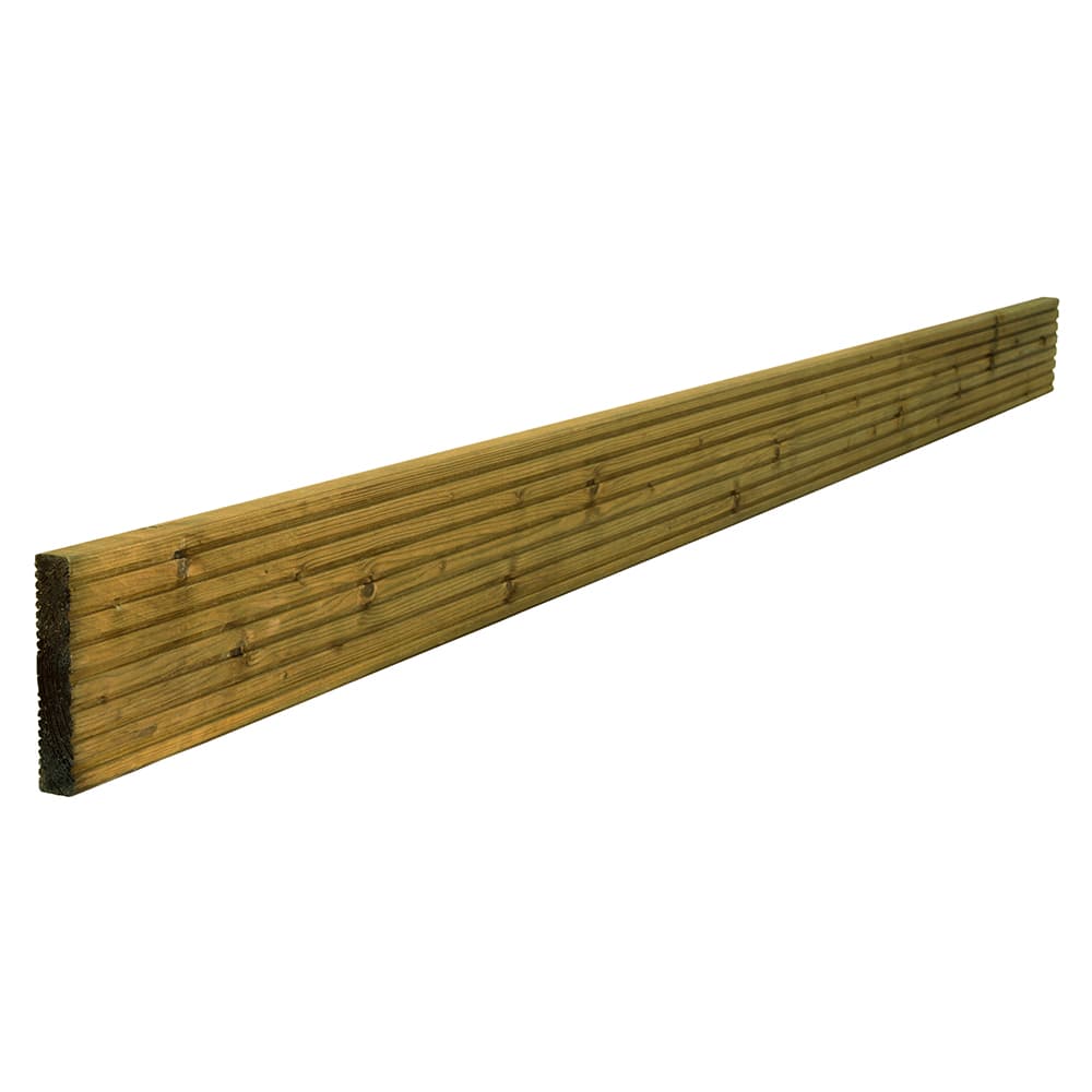 Metsa Green Treated Timber Decking Board, 32x50mm x 2.4m