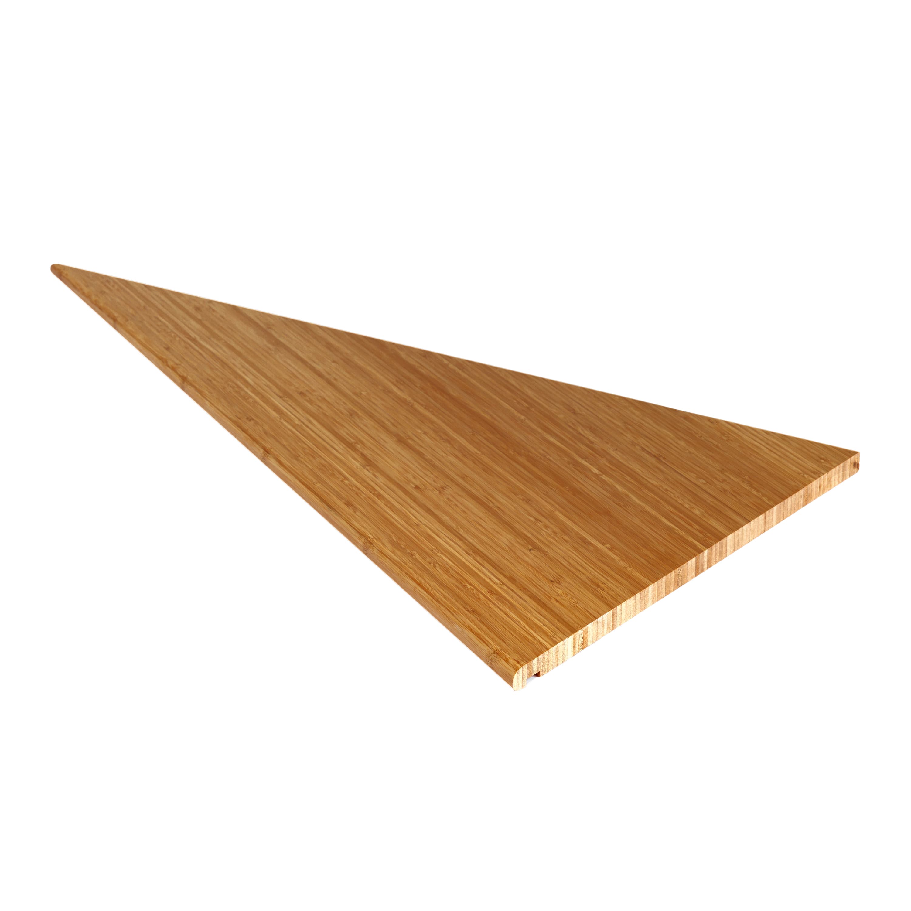 Flair Stairs 32mm Winder Tread 1 Lh - Bamboo Dark