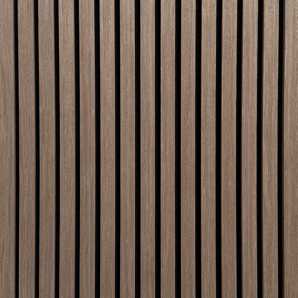Acoustic Slat Wall Panel Lite (Walnut / 15 Slat)