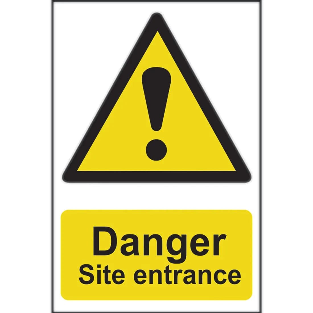 Danger Site Entrance Sign 400 X 600Mm