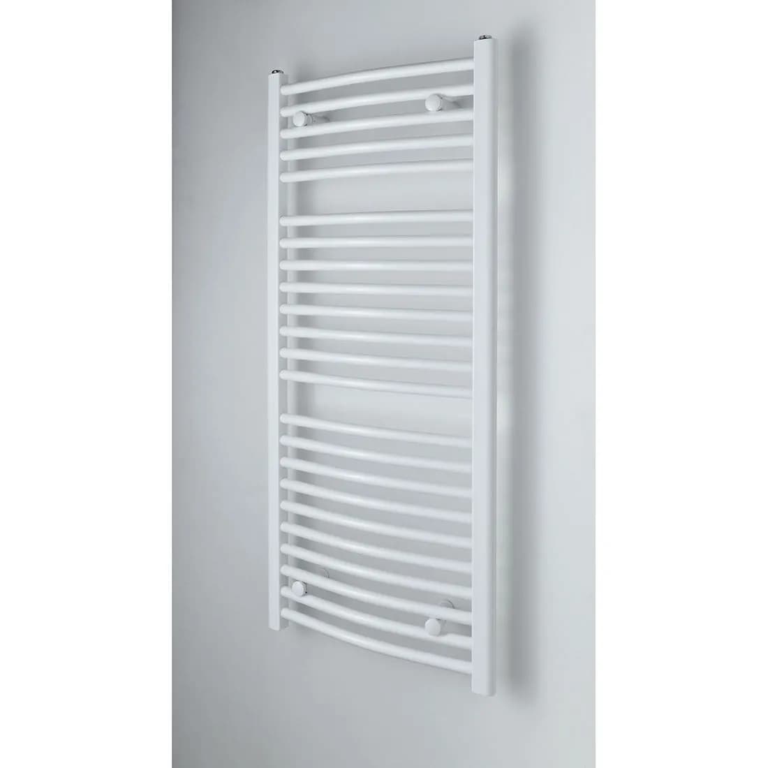 Heated Towel Rail 1150 X 500Mm Curved White