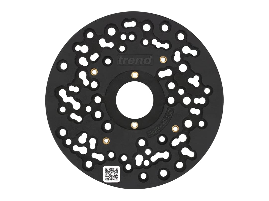 Trend UNIBASE/180 Universal Plunge Router Sub-Base 180mm UNIBASE/180