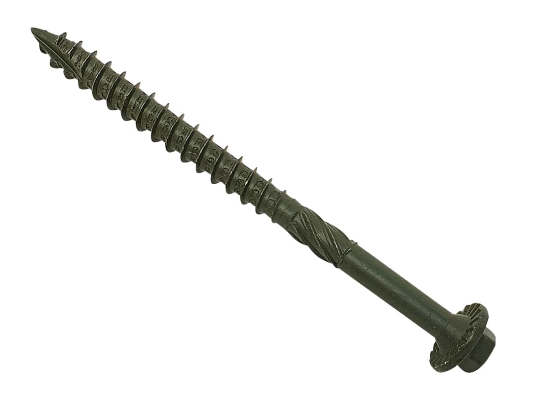 ForgeFix Timber Fixing Screws Green Treated 6.3 x 65mm Bag 20 20TF65
