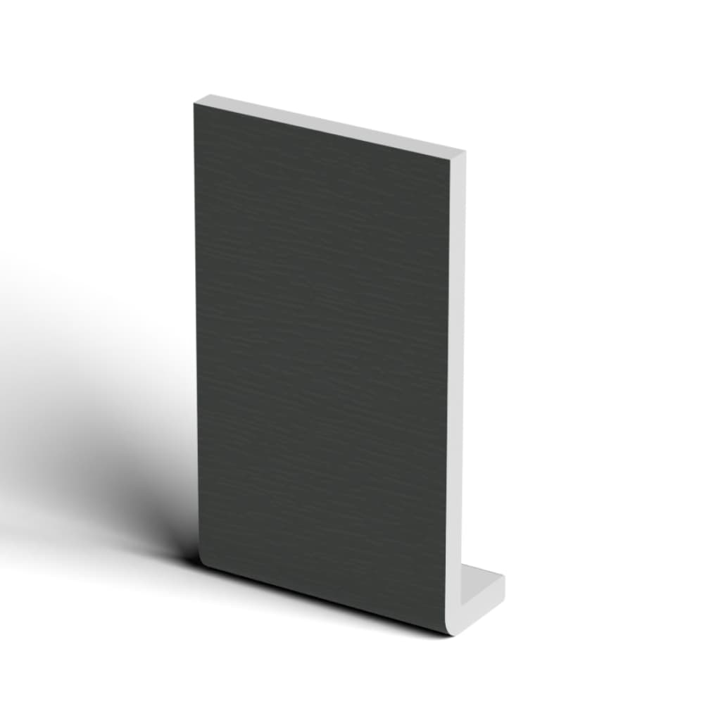 175mm Anthracite Grey Woodgrain Fascia Capping Board - 10mm x 5mtr