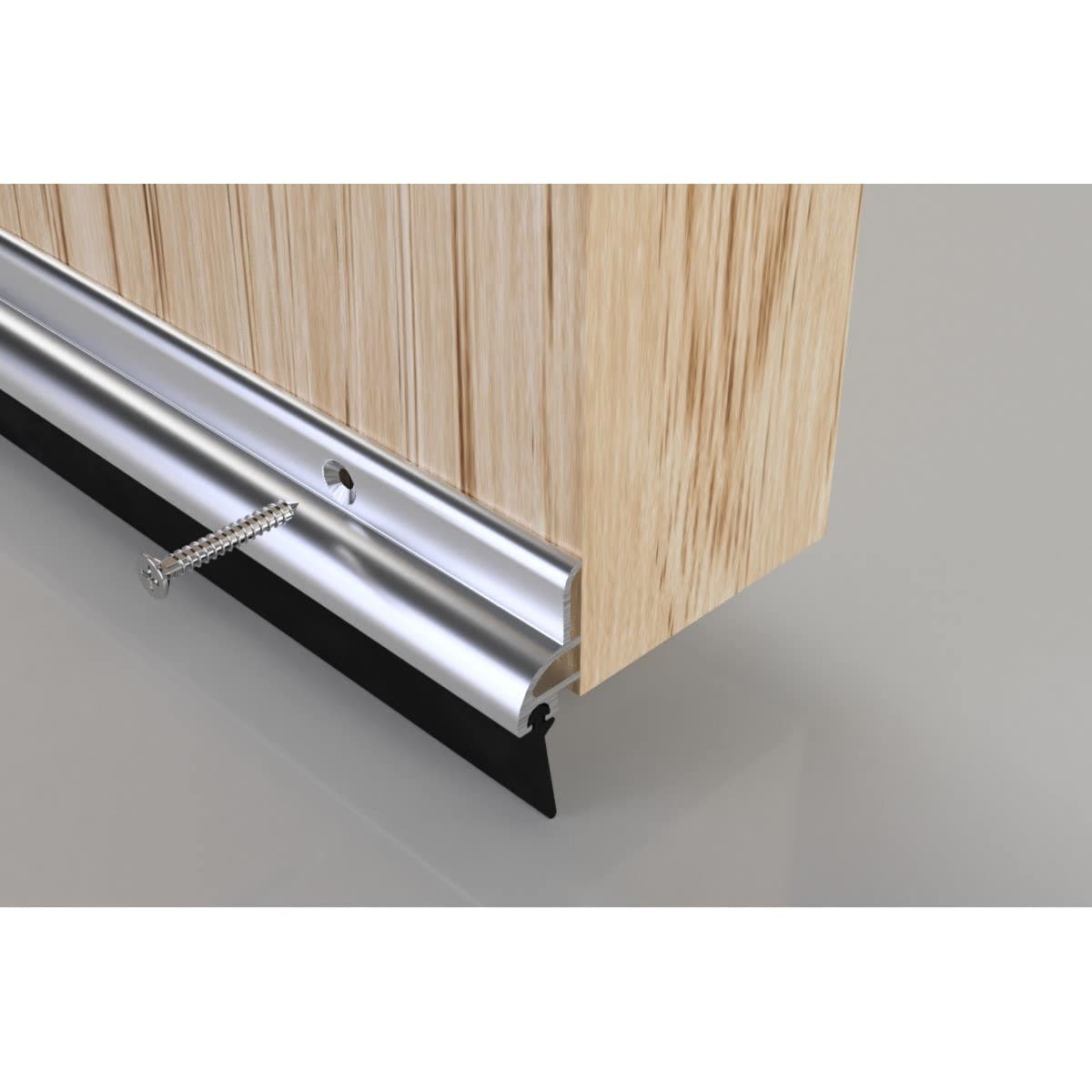 Under Door Rubber Draught Seal - 914mm - White - Stormguard