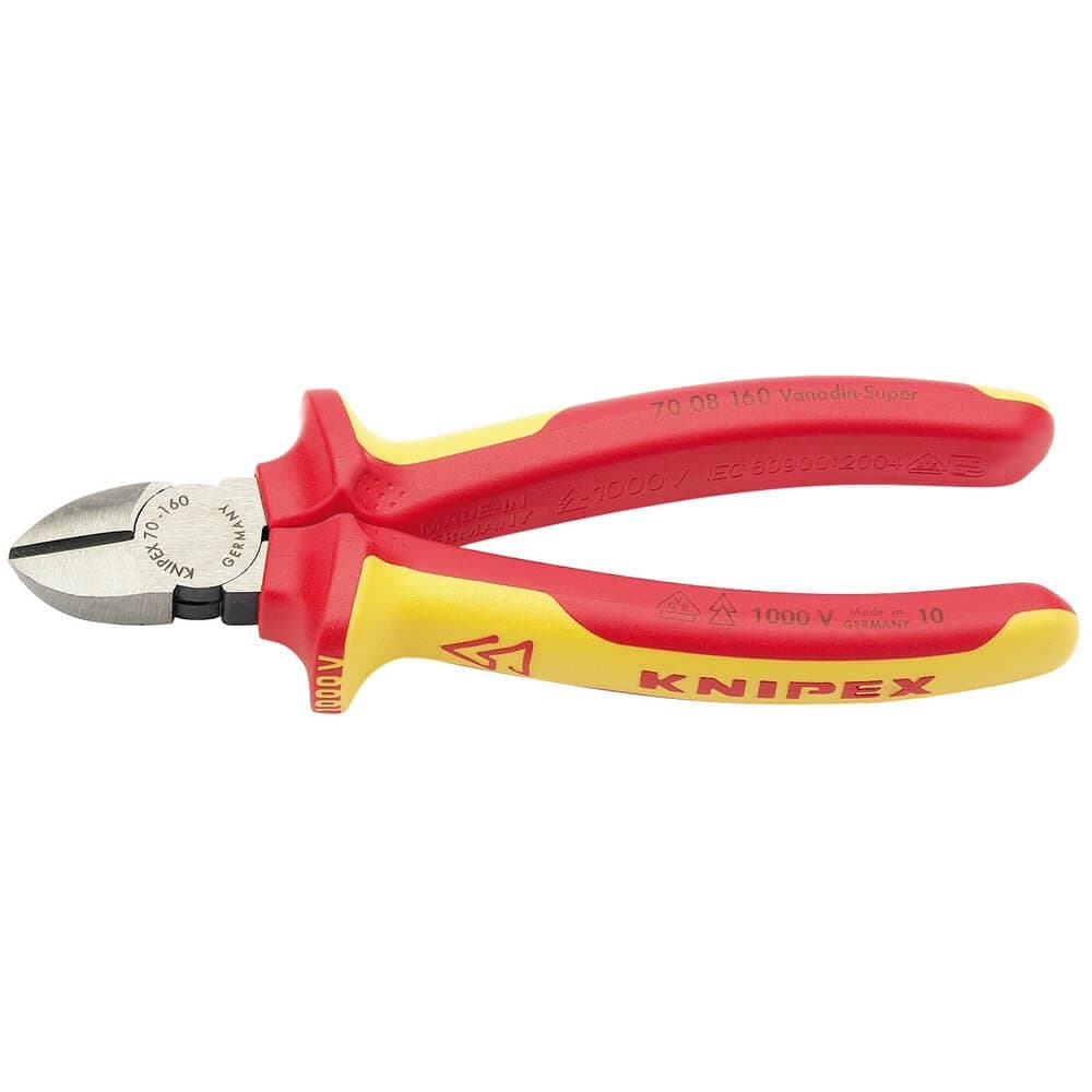 Knipex 31926 70 08 160Uksbe Vde Fully Insulated Diagonal Side Cutters 160Mm each