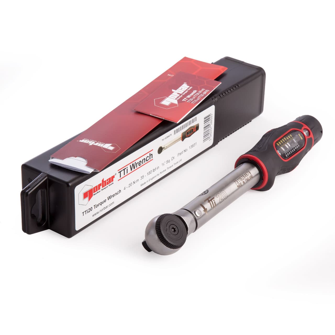 Norbar 13831 Tti20 Torque Wrench 3/8in Drive 4-20 Nm 35-180 Lbf.in