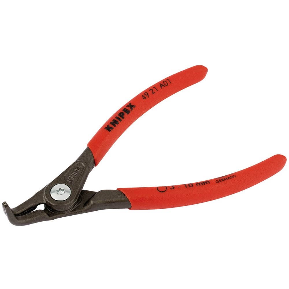 Knipex 75093 49 21 A01 90° External Straight Tip Circlip Pliers 3 - 10Mm Capacity 130Mm each