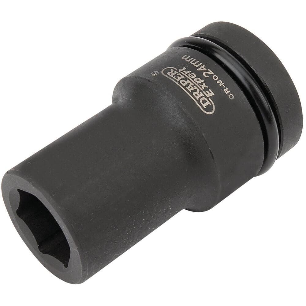 Draper Expert 05139 Expert Hi-Torq® 6 Point Deep Impact Socket 1in Sq. Dr. 24Mm each