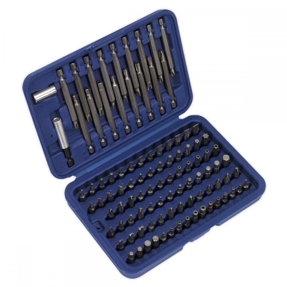 Sealey AK2099 Power Tool/Security Bit Set 99Pc Long & Short