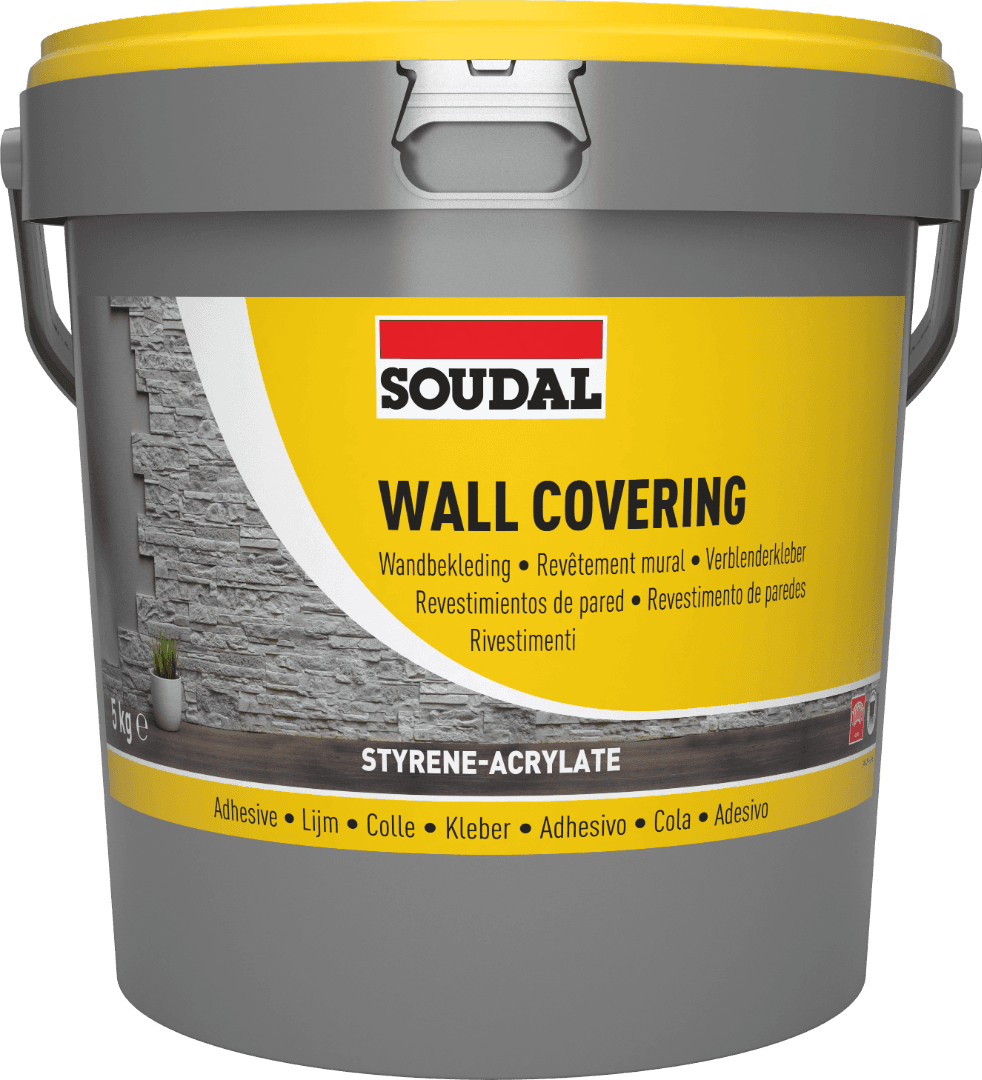 Soudal Wall Covering Adhesive Grey 5Kg 146114
