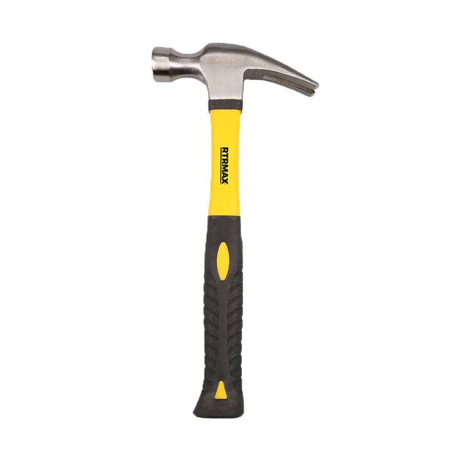RTRMAX Claw Hammer Fibreglass Handle 16oz