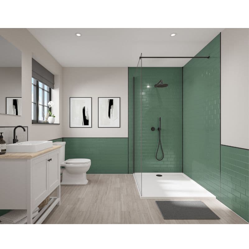 Compact Composite Horizontal Wall Panel - 1220mm x 2440mm x 3mm - Moss