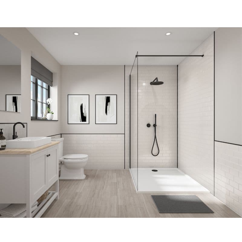 Compact Composite Horizontal Wall Panel - 1220mm x 2440mm x 3mm - White
