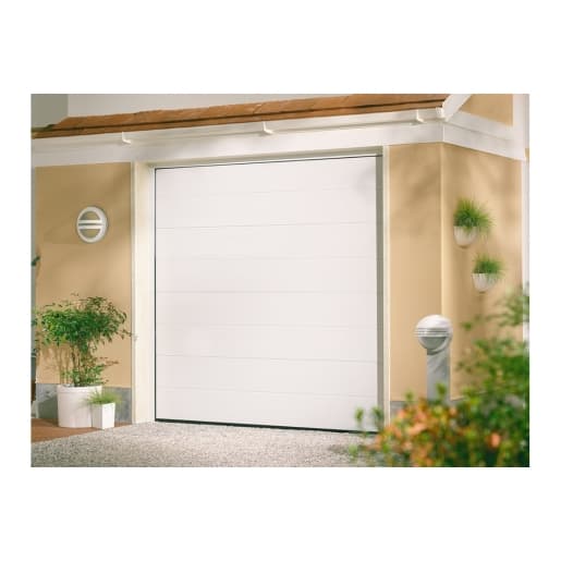 Garador Linear Premium White Sand Garage Door 2136mm x 2134mm