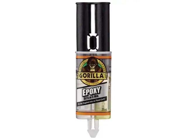 Gorilla 5 Min 2-Part Epoxy Syringe 25ml