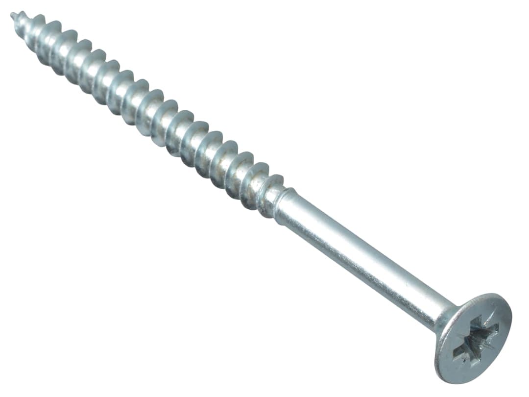 ForgeFix Multi-Purpose Pozi Compatible Screw CSK ST ZP 5 x 70mm Box 100 MPS570ZP