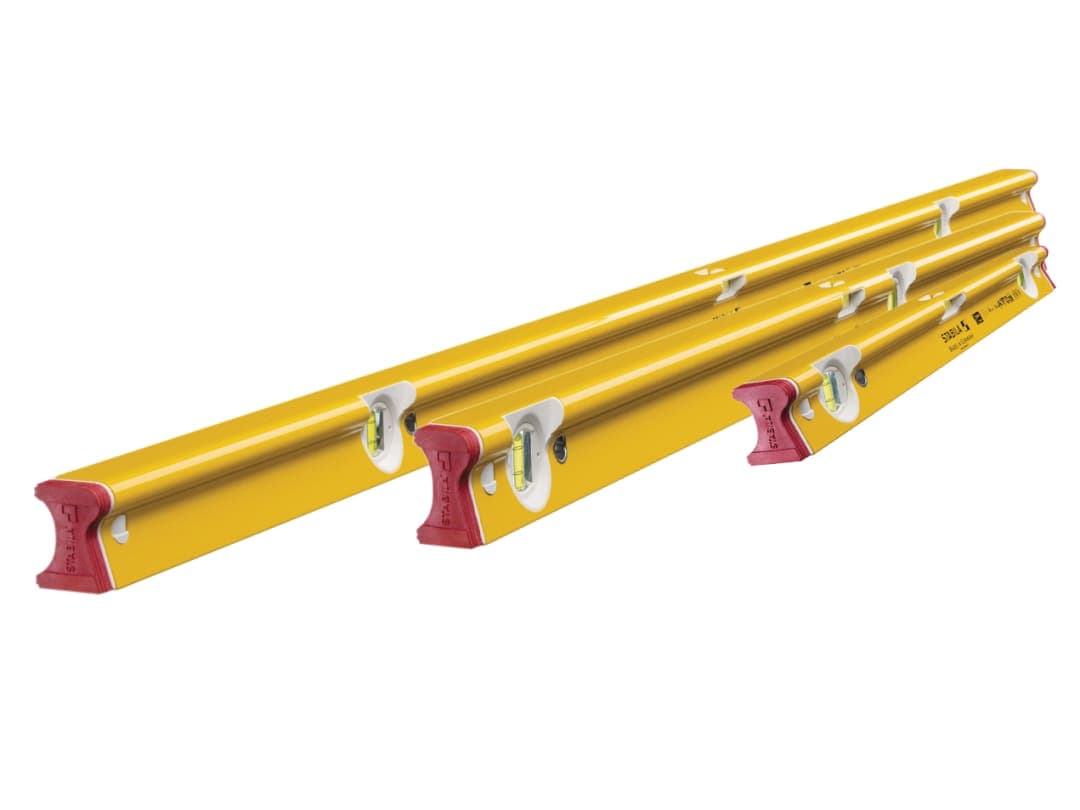 Stabila R-Type 300 Spirit Level Set, 3 Piece (61 122 & 183cm) 19238