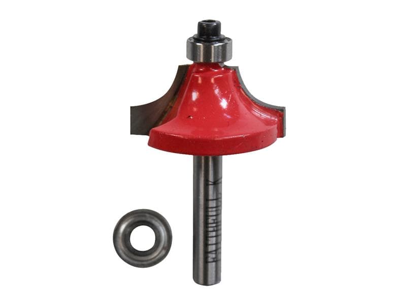 Faithfull Router Bit Tct 9.5Mm Rounding Over 1/4In Shank