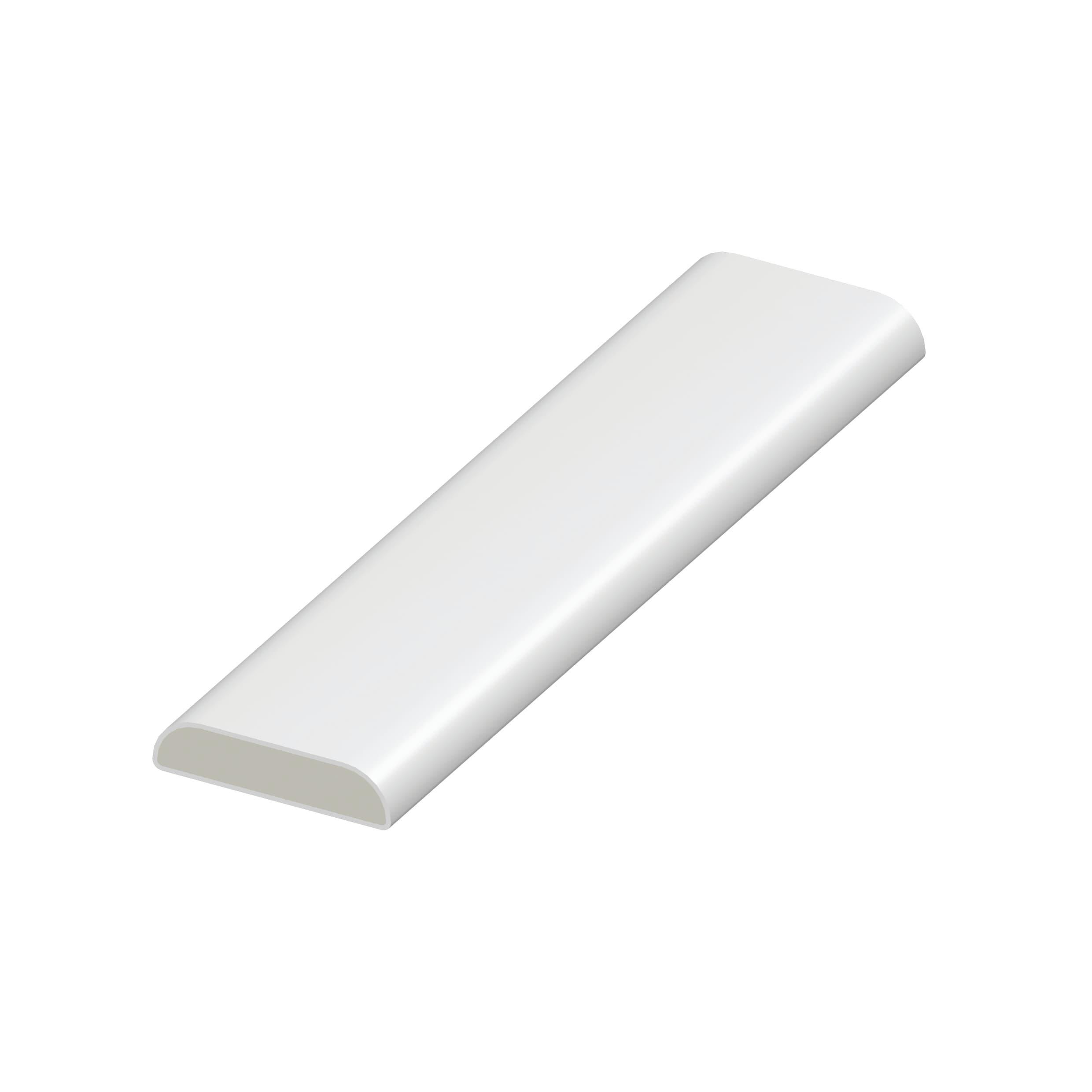 Eurocell Window Trim Upvc Dee Mould 25mm 5m White