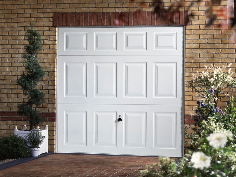 Garador Beaumont Type C Steel Up & Over Garage Door White 1981mm x 2134mm