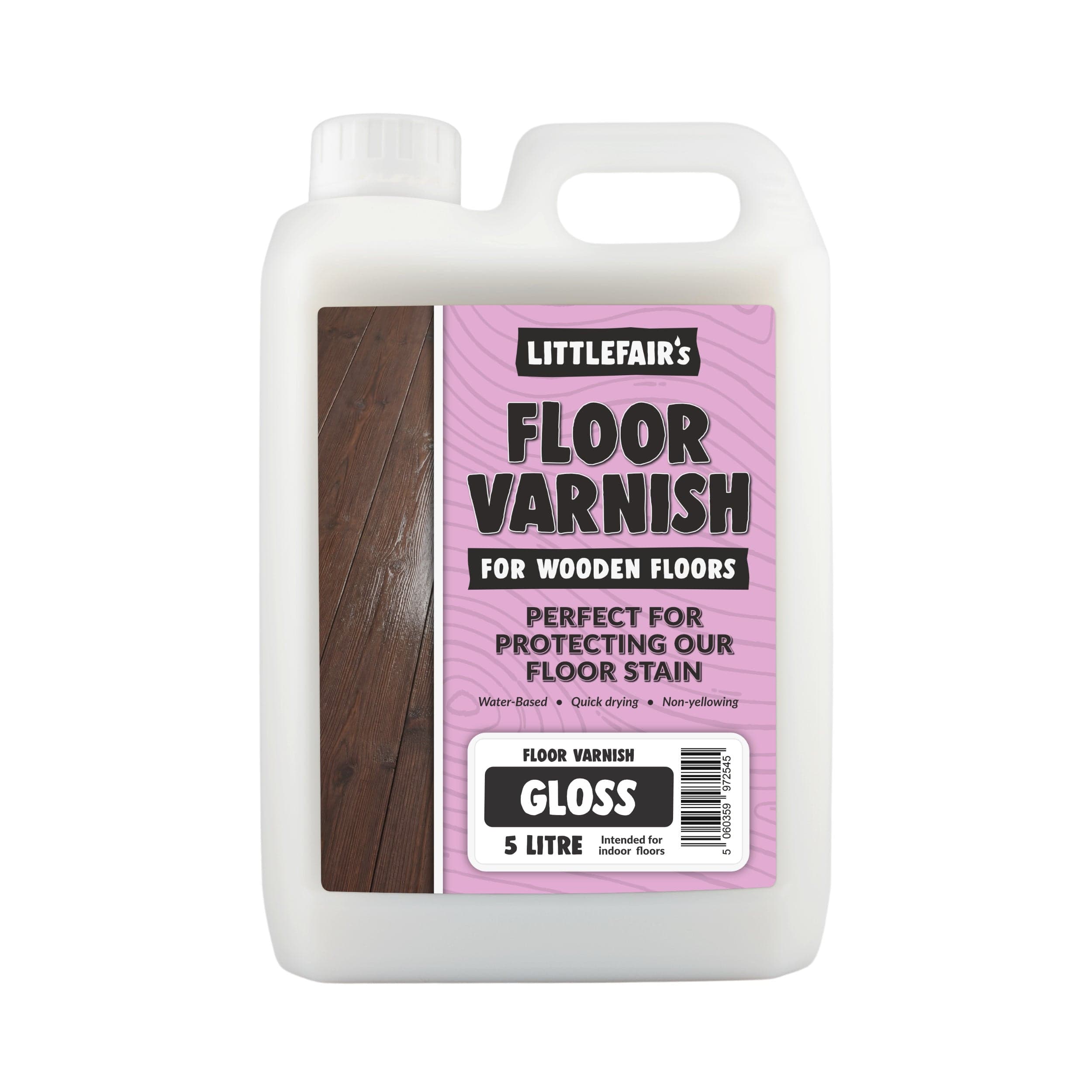 Water-Based Wood Floor Varnish - Matt/Satin/Gloss