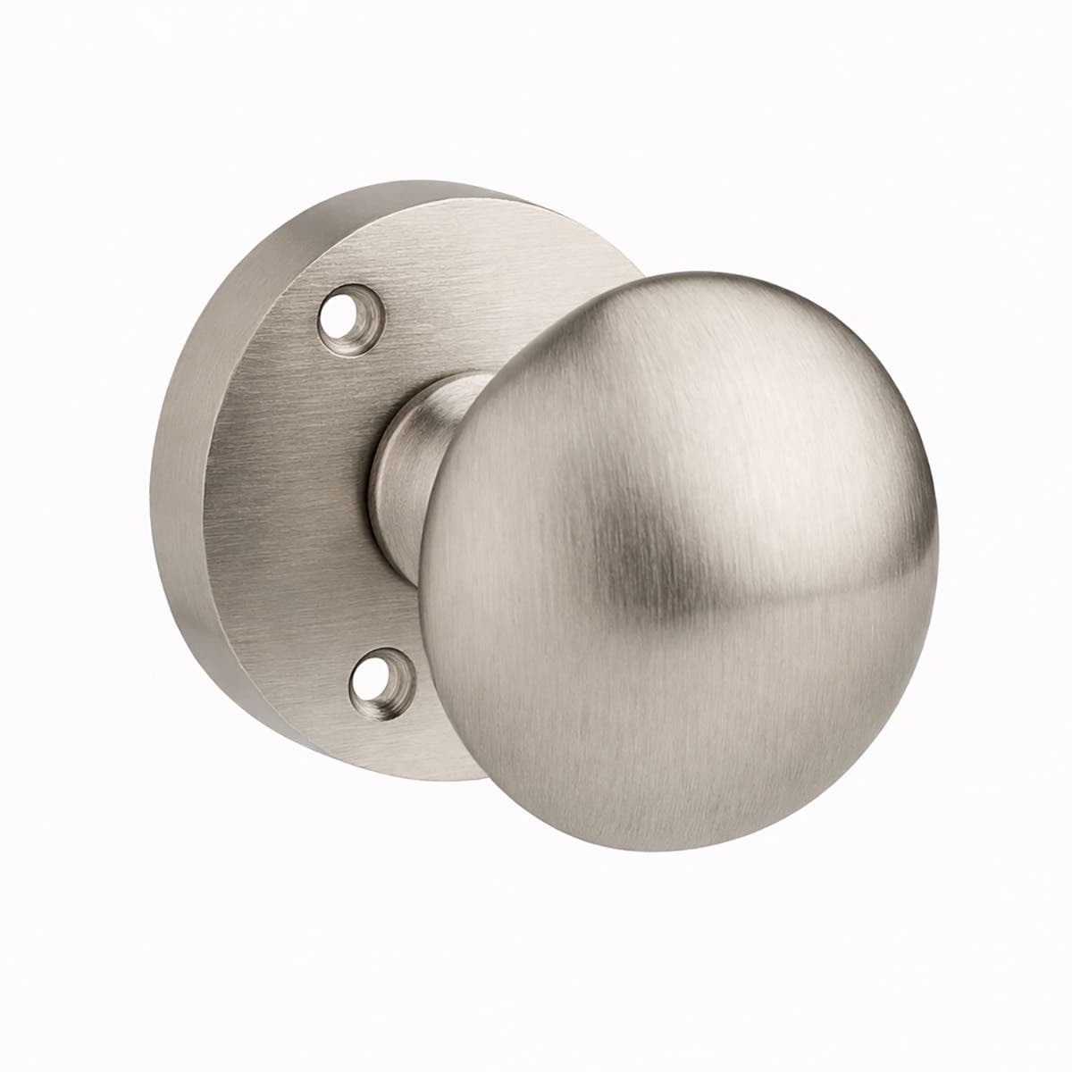 Orion Sprung Mortice Door Knob - Satin Nickel - Pair - Designer Levers