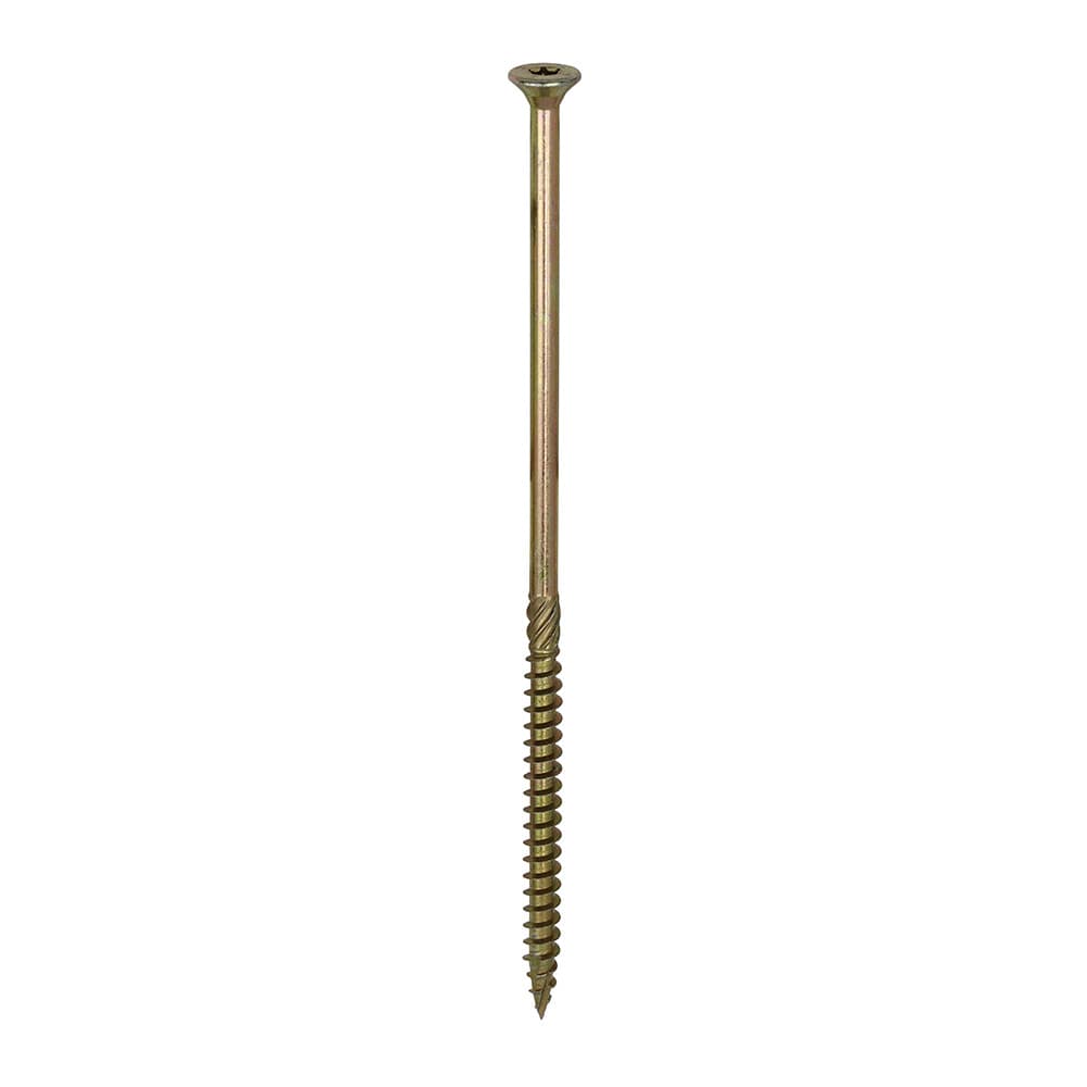 Timco 80200C2C C2 Clamp-Fix Multi-Purpose Premium Screws - Tx - Double Countersunk - Yellow 8.0 X 200 Box 50