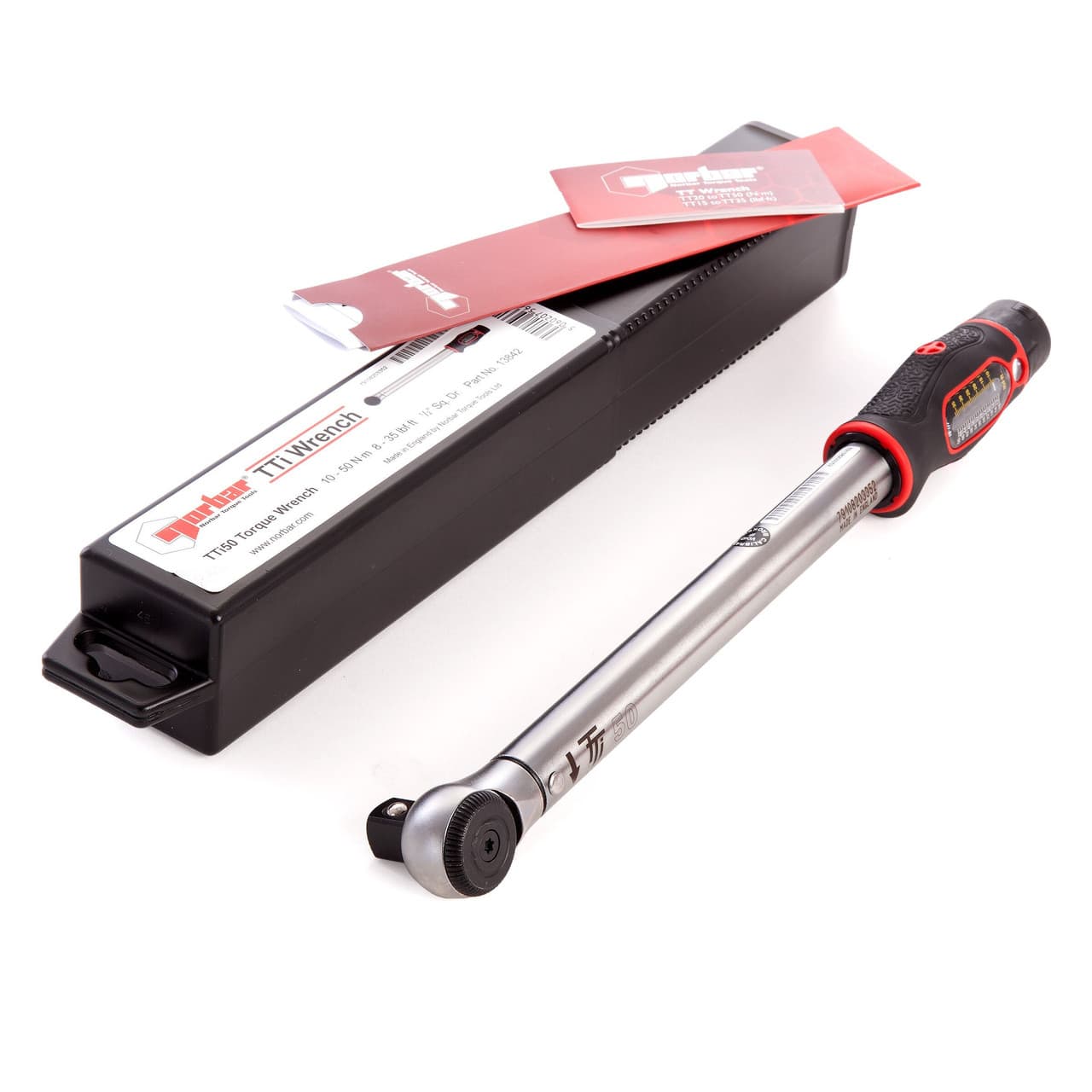 Norbar 13842 Tti50 Torque Wrench 1/2in Drive 10-50 Nm 8-35 Lbf.ft