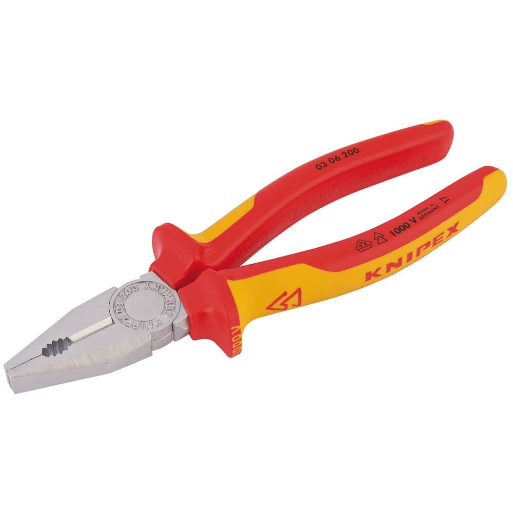 Knipex 81212 03 06 200 Sbe Fully Insulated Combination Pliers 200Mm each